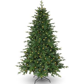 Árvore de Natal Himimi Aspen Fir de 6 pés com 300 LED brancos quentes