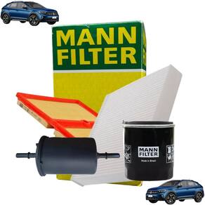 Sp 1 1075-4 - Kit Revisão Filtro Ar Cabine Combustível Óleo - Nivus 2020 A 2024 / T 2019 A 2024 - Mann Filter