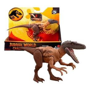Jurassic World Chaos Theory – Dino Herrerasaurus Articulado 20 Cm – Botão Função Mexe Cabeça - Mattel