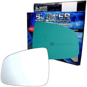 5021E - Vidro Espelho Retrovisor Lado Esquerdo Sem Base Sandero Logan 2007 a 2014 - Blawer