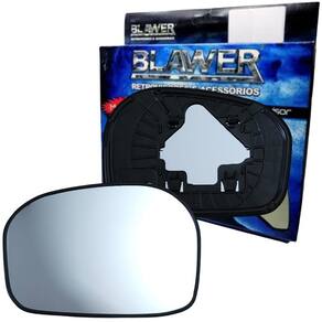 Sc762 - Vidro Espelho Retrovisor Lado Direito Com Base Honda Fit 2009 a 2011 - Blawer