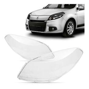 Par Lente Farol Sandero 12 13 14 Stepway Transparente - Novo