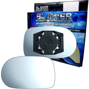 97127 - Vidro Espelho Retrovisor Lado Esquerdo Com Base Palio 2011 a 2015 - Blawer