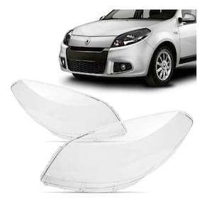 Par Lente Farol Sandero 12 13 14 Stepway Transparente - Novo