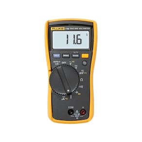 Multímetro Fluke 116 HVAC com termômetro, 400 °C, LED branco