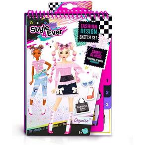 Style 4 Ever Fashion Designer Sketch Coquette Fun F0193-8