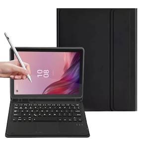 Capinha Com Teclado Touchpad Para Lenovo M9 Tb310Xu + Stylus