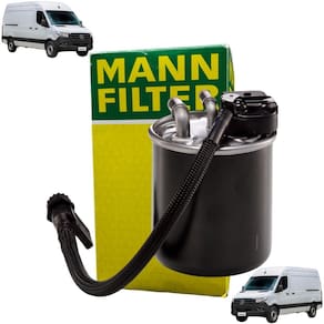 Wk 820/18 - Filtro De Combustível - Sprinter Chassi 2012 A 2024 / Sprinter Furgão 2012 A 2024 / Sprinter Van 2012 A 2024 - Mann Filter