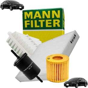 Sp 1 1073-4 - Kit Revisão Filtro Ar Cabine Combustível Óleo - Corolla 2010 A 2024 - Mann Filter