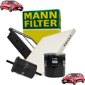 Sp 1 1068-4 - Kit Revisão Filtro Ar Cabine Combustível Óleo - Hb20 2012 A 2022 / Hb20 S 2013 A 2019 - Mann Filter