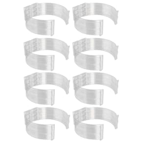 Kit 8 Abraçadeira Impacto Para Cano Tubo 50Mm 2`` Incolor