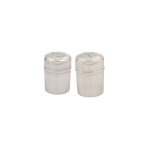 Conjunto Saleiro e Pimenteiro Inox Design Moderno