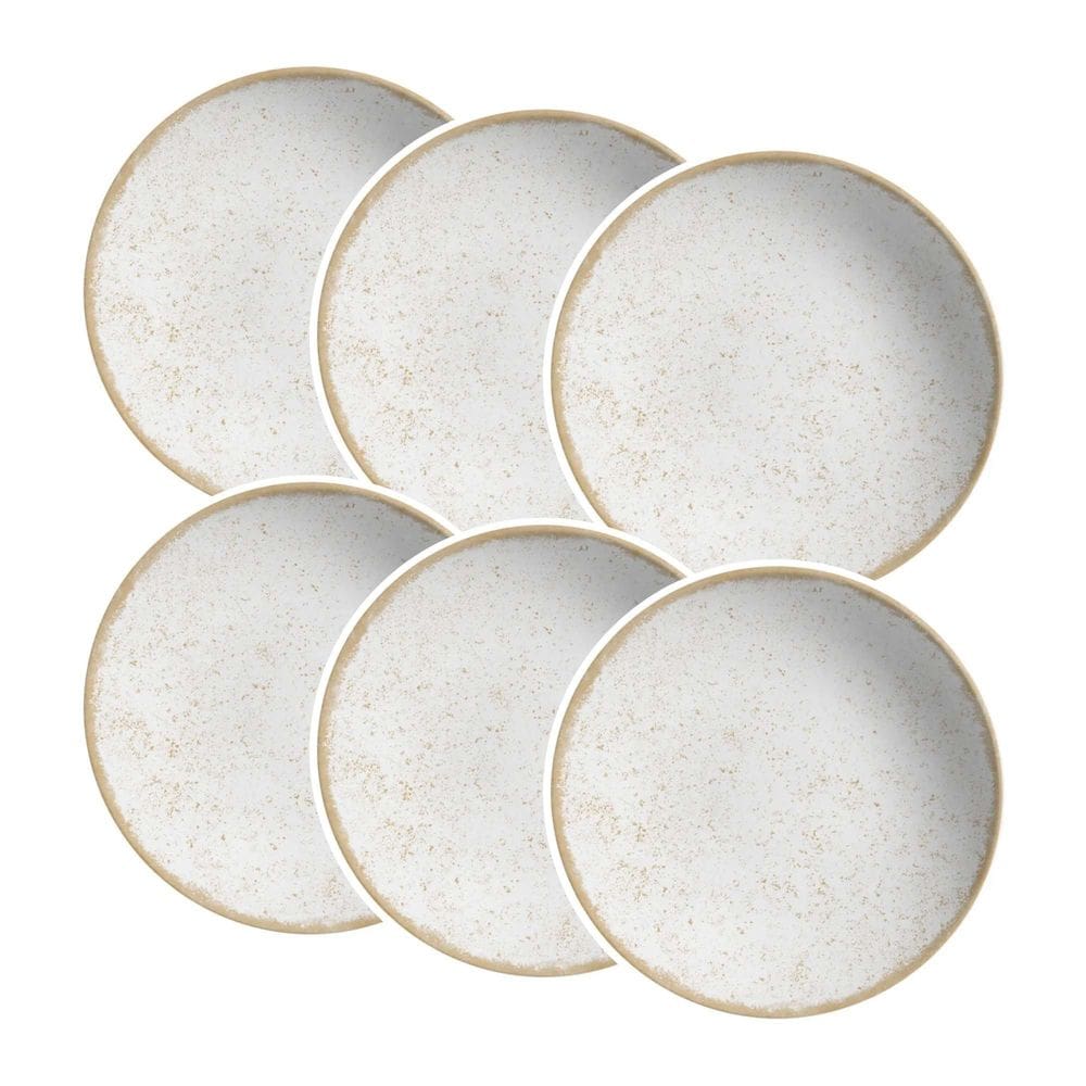 Conjunto de 6 Pratos Fundo de Cerâmica Coup Organic 25cm - Alleanza