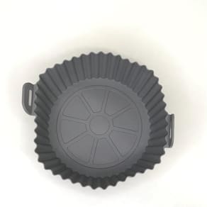 Forma De Silicone Para Air Fryer 16Cm Antiaderente Redonda