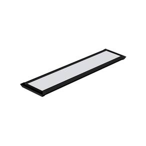 Luminária Led Taschibra TL Slim 15 de Sobrepor 40W Bivolt Preta 3000K Luz Amarela Preto