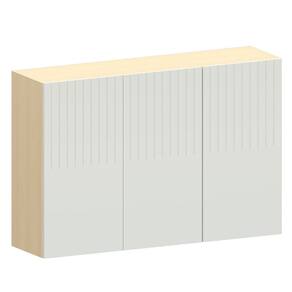 Armário Aéreo para Cozinha 120 cm 3 Portas Aurora