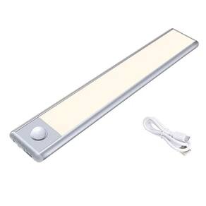 Luminaria LED 3 Tons Sensor de Movimento Presença 3 Modos Bateria Recarregavel Iluminaçao Armario Closet Sala Quarto