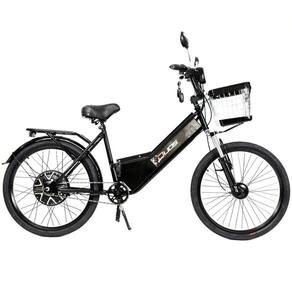 Bicicleta Elétrica New Confort 800W 48V 15Ah Preta - Não precisa de CNH