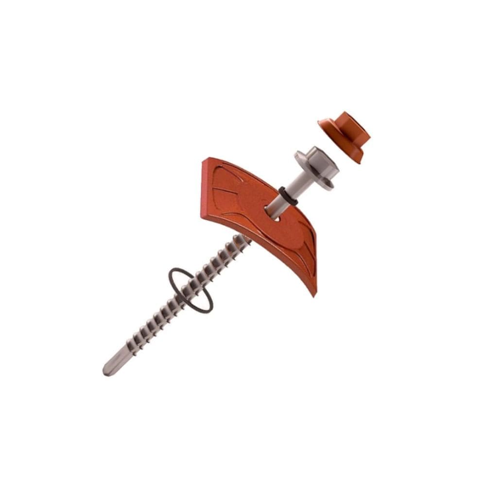 Kit Para Telha Pvc 2,5 Veda/Fixa Ceramica 10UN Precon