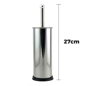 Escovinha Luxo Banheiro Inox Aço Higiene Sanitária
