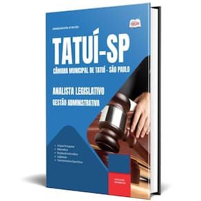 Apostila Câmara Tatuí Sp 2025 Analista Legislativo Gestão