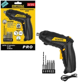 Parafusadeira 3.6V Com Bateria Recarregável E 2 Níveis
