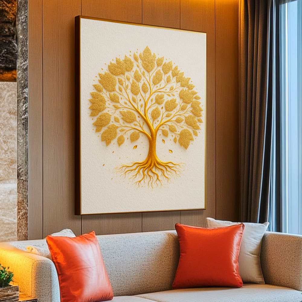 Quadro Decorativo Árvore do Ouro