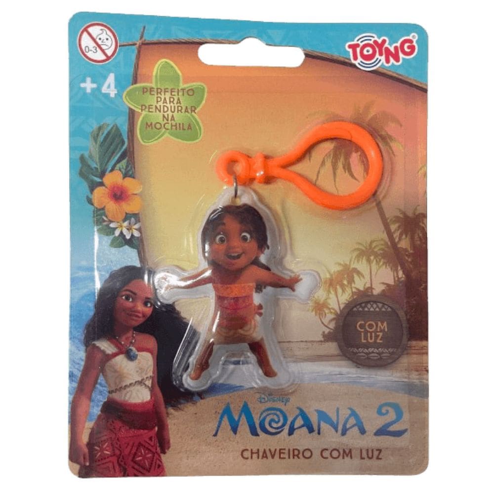 Chaveiro 2D com luz Moana - Simea TOYNG