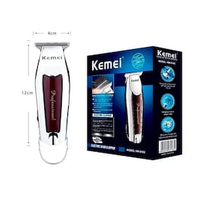 Maquininha Kemei De Precisão Para Barbearia Moderna