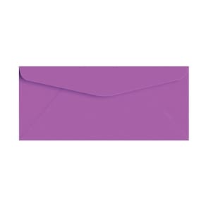 Envelopes S, impressão superfina, cor violeta #10 4,125 x 9,5, 50 unidades