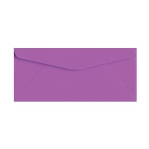 Envelopes S, impressão superfina, cor violeta #10 4,125 x 9,5, 50 unidades