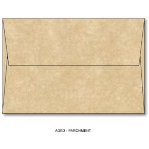 Envelope S, impressão superfina, pergaminho A6, pacote com 25