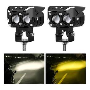 Par de Farol auxiliar de LED potente 20W Luz noturna carro 4x4 caminhonete pickup off-road