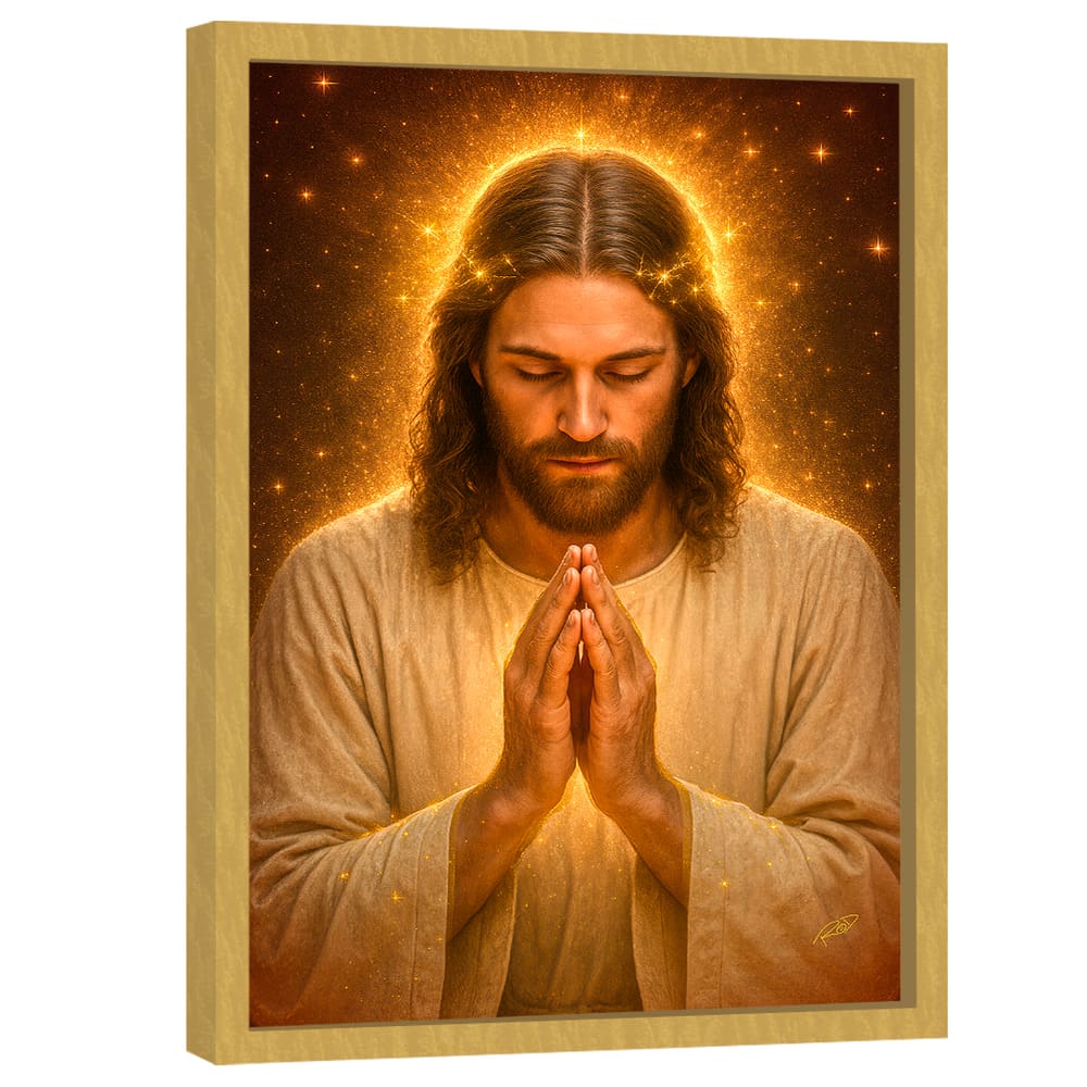 Quadro Decorativo Jesus Orando