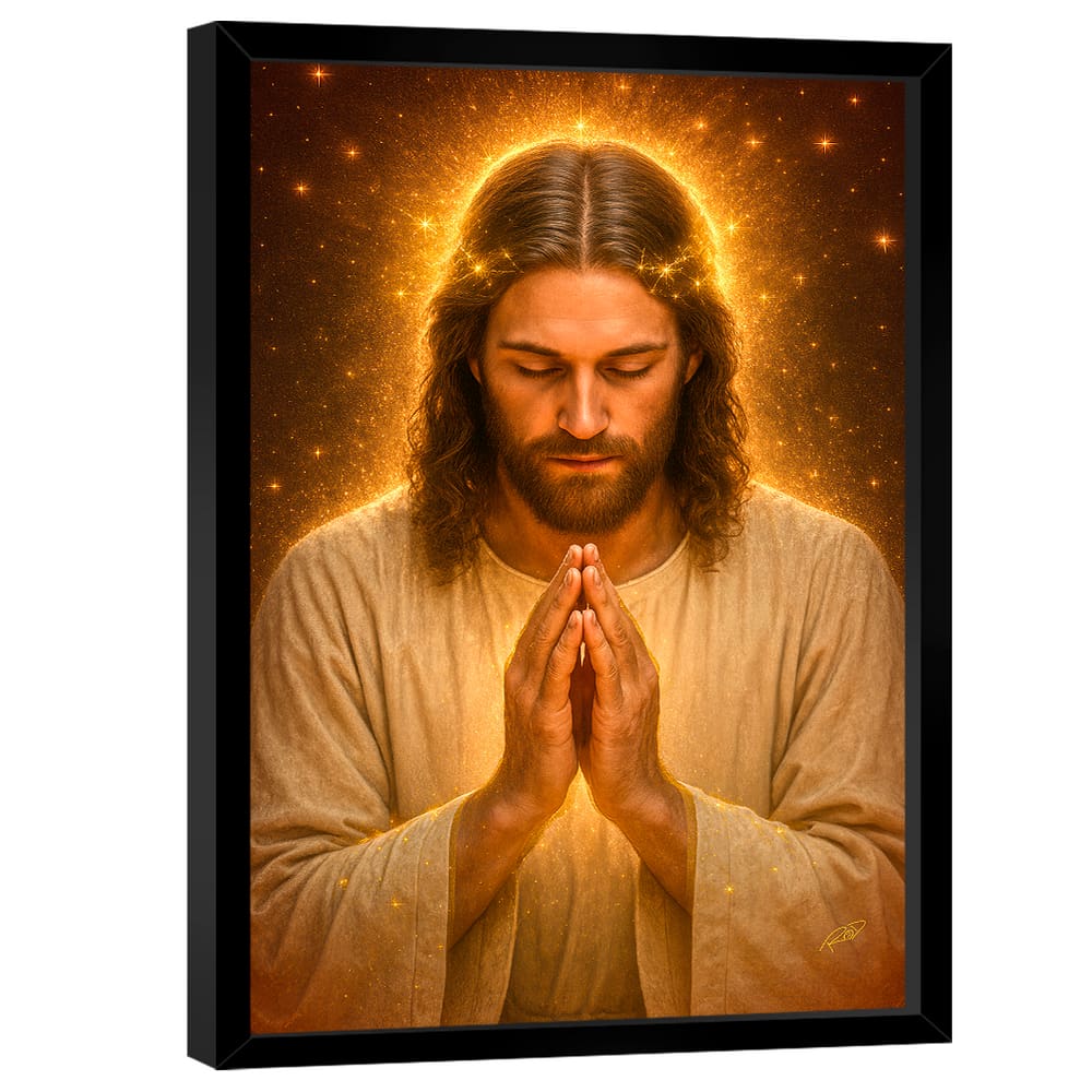 Quadro Decorativo Jesus Orando