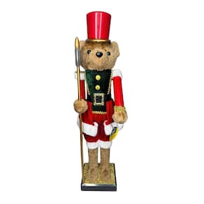 Quebra Nozes Urso Soldado Vermelho 60Cm -Wincy Natal