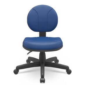 Cadeira Operativa Executiva Backsystem Couro Azul - Plaxmetal