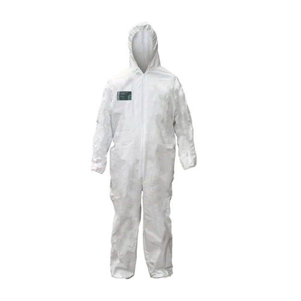 Macacão de Segurança Steelgen M Branco CA20662 VIC85111-M