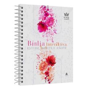 Bíblia Interativa Estude, Medite E Anote - Modelo Bondade - King James - Bkj
