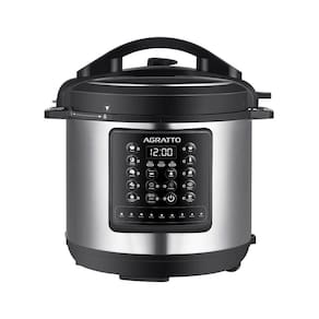 Panela de Pressão Multifunções Digital 6 Litros Agratto Inox Appd01L-01 127v