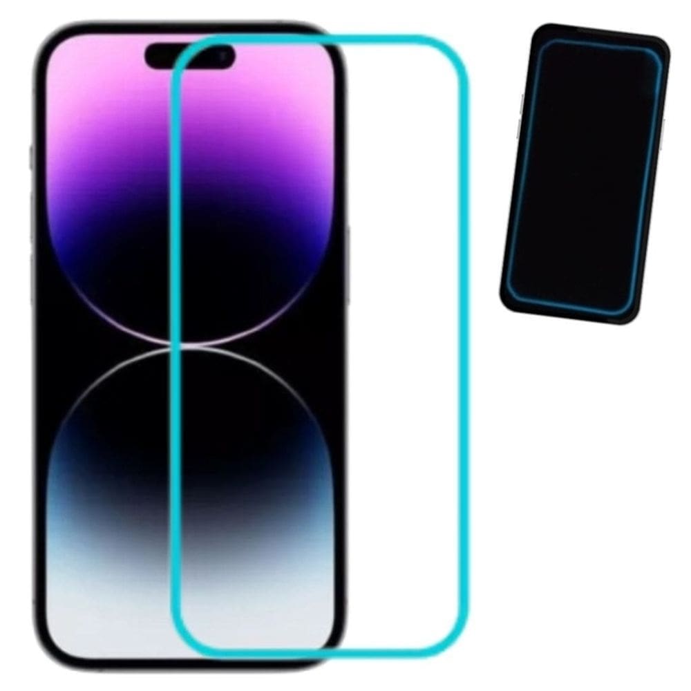 Película de Vidro 3D Neon Fluorescente para 1Ph0ne 14 Pro