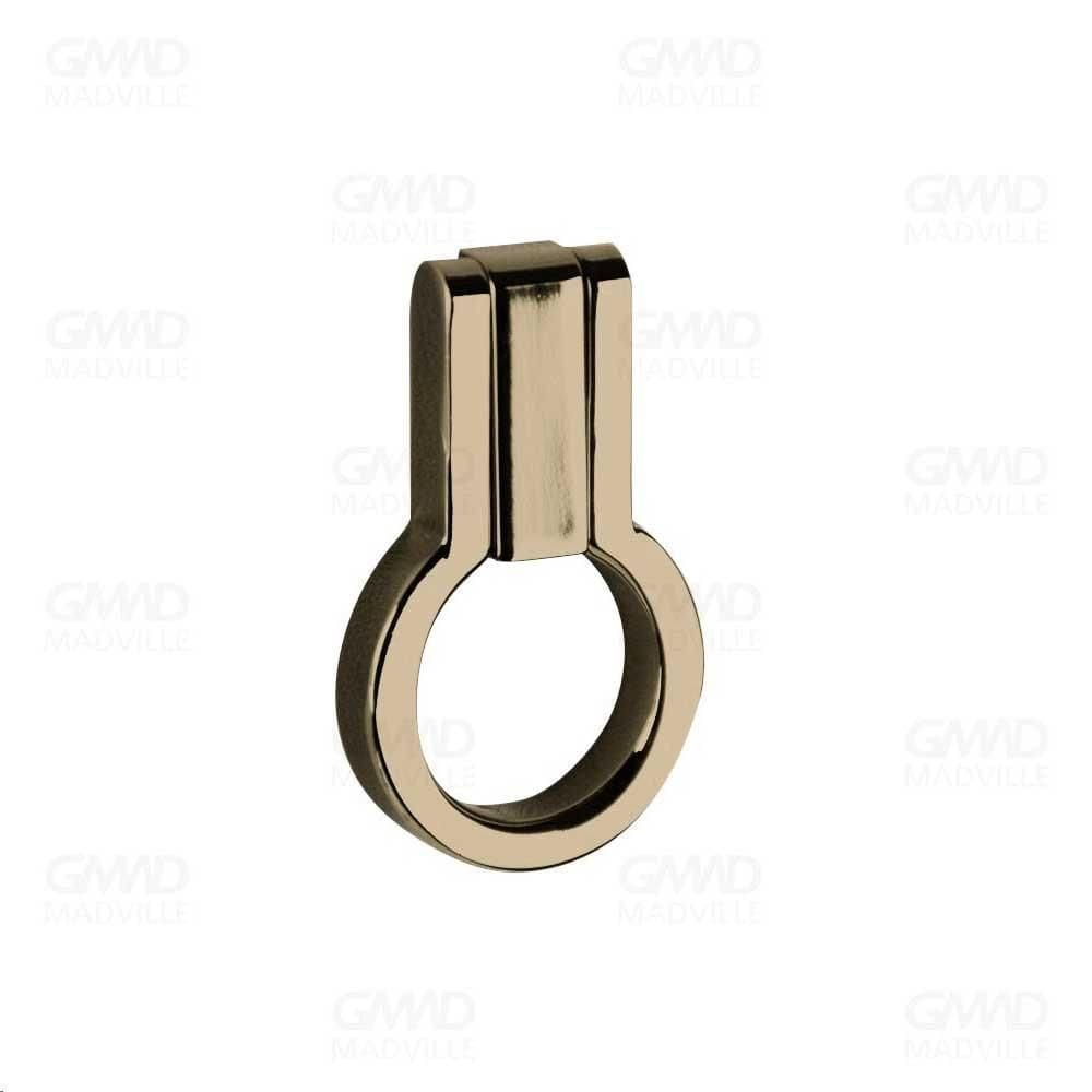 Puxador De Gaveta Zamac Sobrepor Zen Antique - Gold
