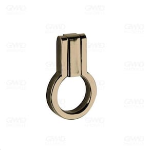 Puxador De Gaveta Zamac Sobrepor Zen Antique - Gold