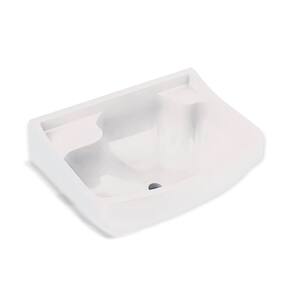 Lavatorio Plástico Médio Branco 350X260MM Polyfort