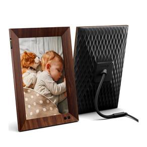 Porta-retratos digital inteligente Nixplay W10F 10.1" WiFi Wood