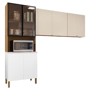 Cozinha Modulada Art 3 Peças Composição 5 Freijó Ártico Soft – Kits Paraná
