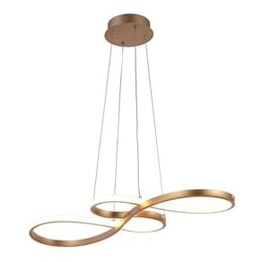Lustre Pendente Led 40W Design Moderno Luz 3Em1
