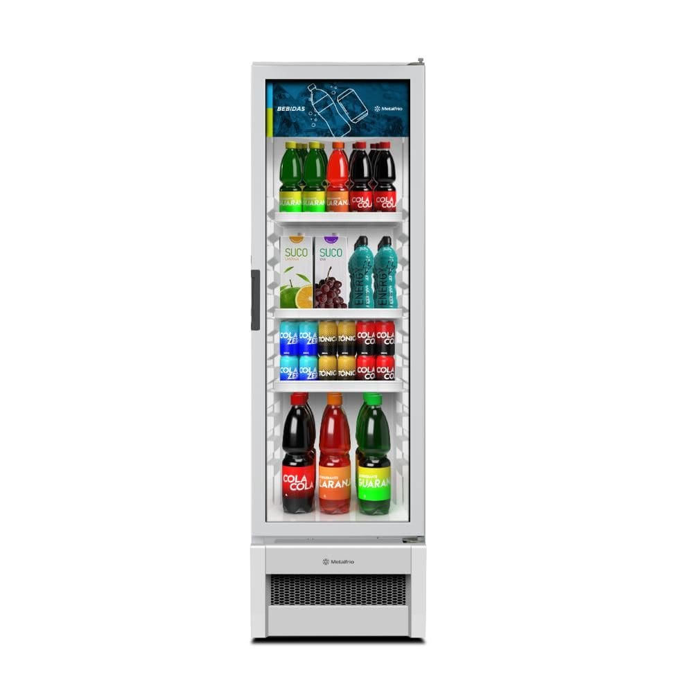 Refrigerador Expositor Vertical Metalfrio 326 Litros com Porta de Vidro e LED 127V - VB28RB