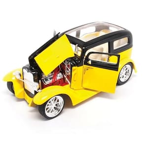 Miniatura Ford Model A 1931 1/18 Lucky Models Amarelo