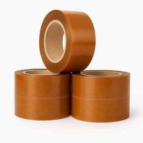 Kit 5 Fitas Adesiva Larga Durex Laranja 250M Embalagem